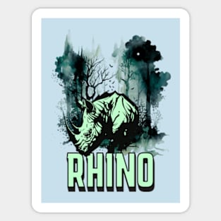 RHINO Forest Sticker